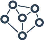 illustration of several dots interconnected by lines